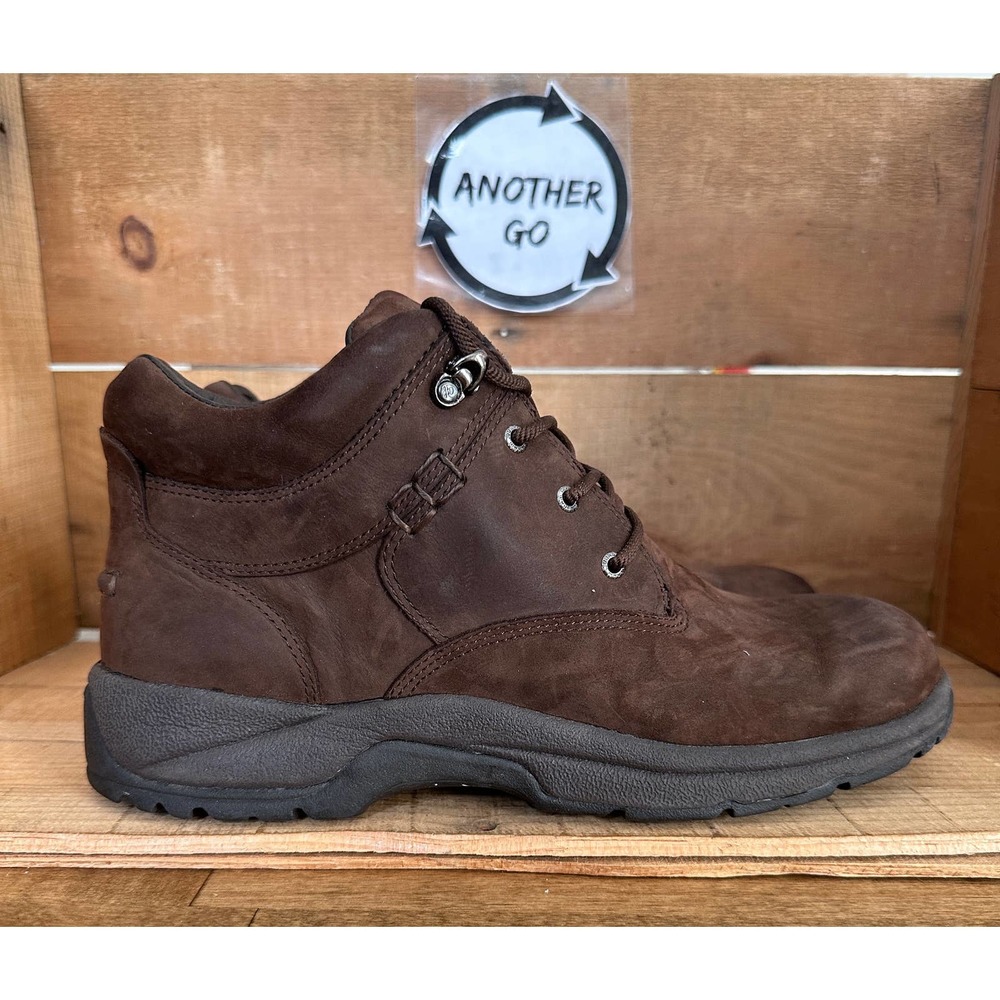 Women’s Dunham Brown Leather Waterproof Hiking Boots Size 9 Mountain Trail